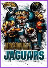 Load image into Gallery viewer, Jacksonville Jaguars Full Color Transfers
