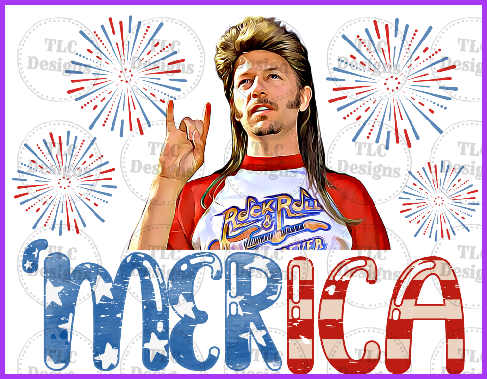 Joe Dirt Merica Full Color Transfers
