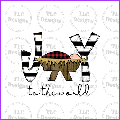 Joy To The World Full Color Transfers