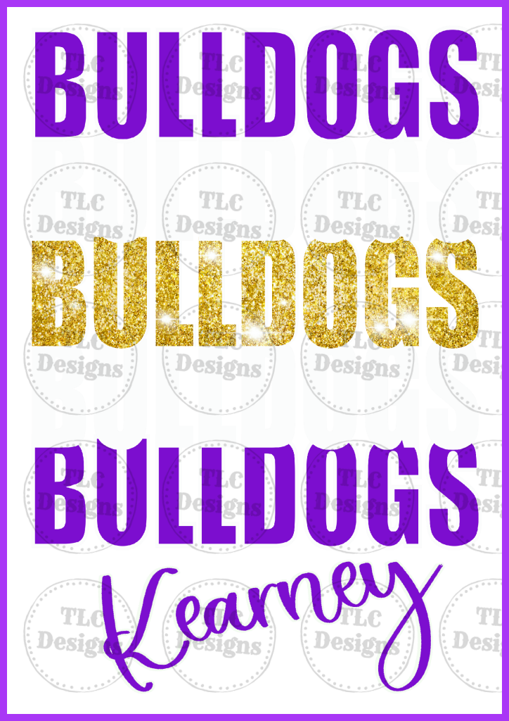 Kearney Bulldogs Full Color Transfers