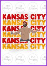 Load image into Gallery viewer, Kelce Biggest Fan Full Color Transfers
