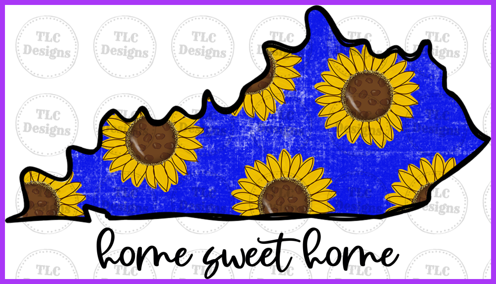 Kentucky Sunflower Full Color Transfers