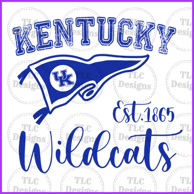 Kentucky Wildcats Full Color Transfers