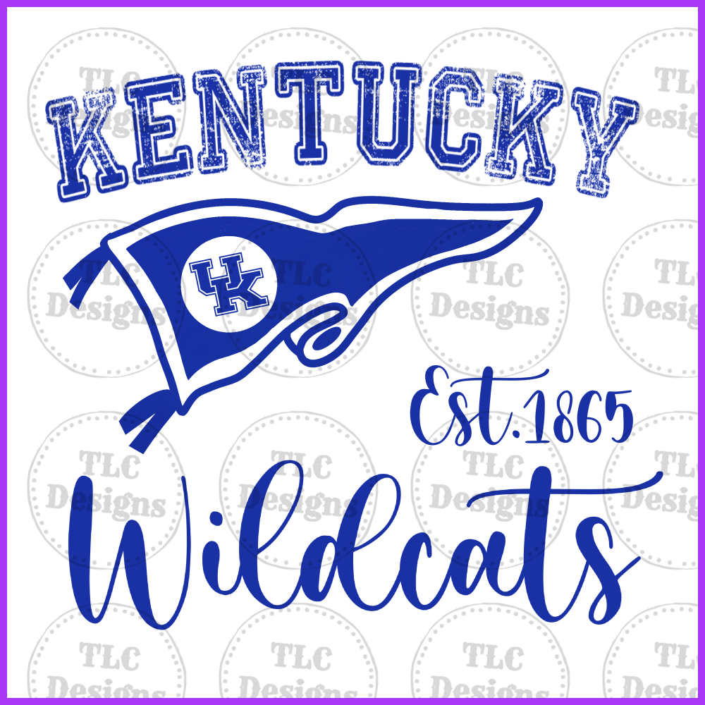 Kentucky Wildcats Full Color Transfers