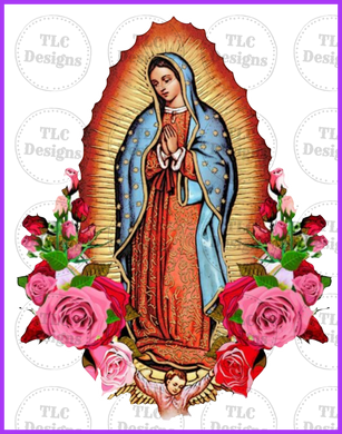 La Virgen De Guadalupe Full Color Transfers