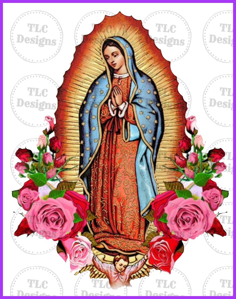 La Virgen De Guadalupe Full Color Transfers