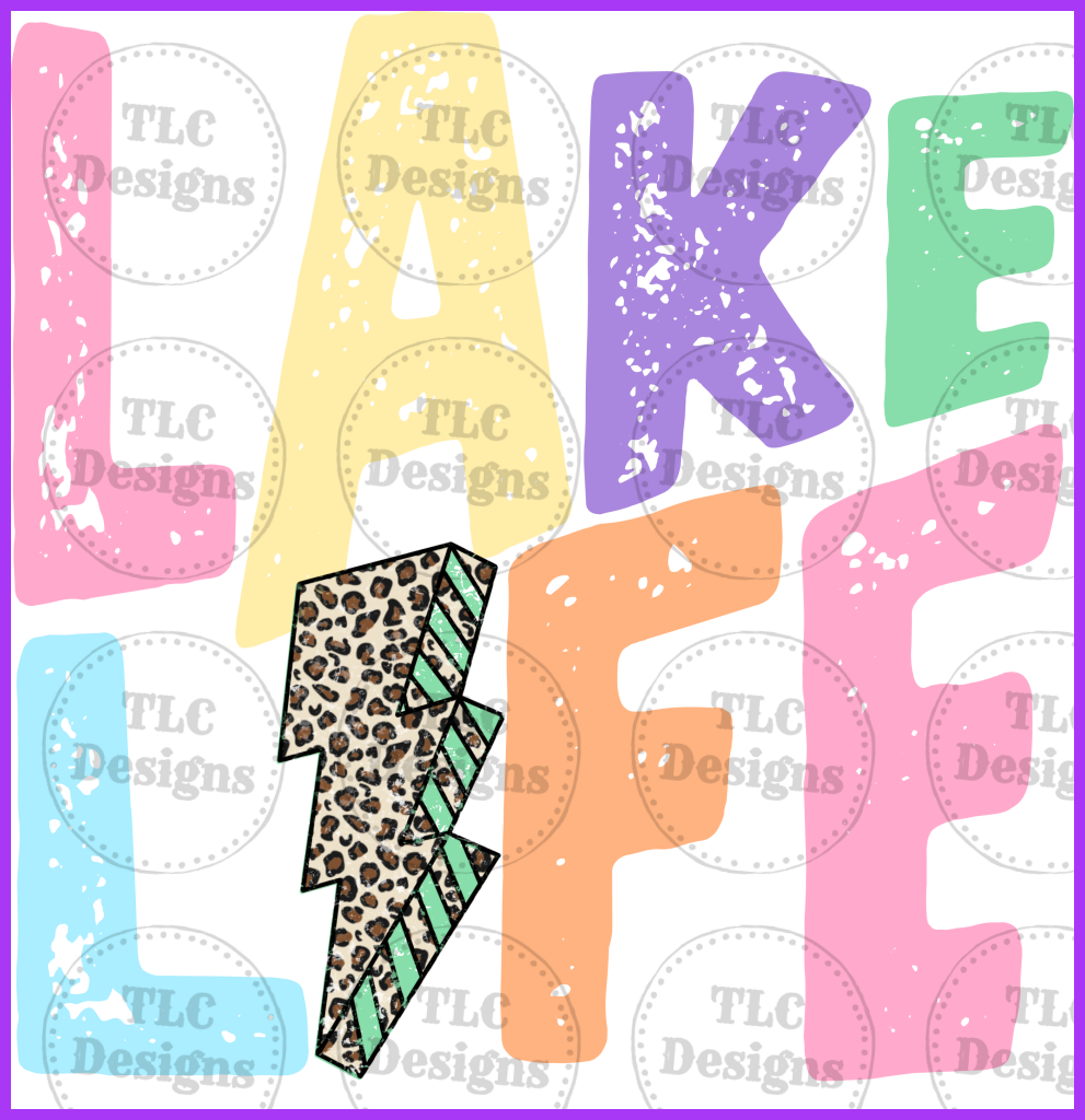 Lake Life Full Color Transfers