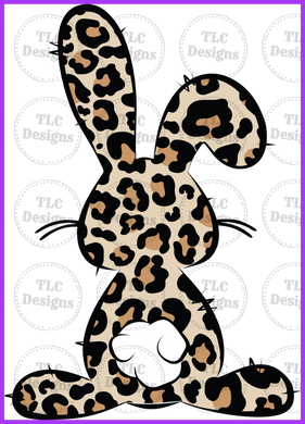 Leopard Bunny Full Color Transfers