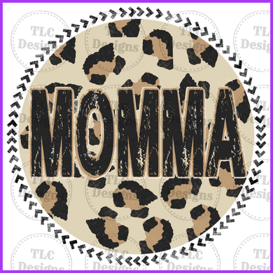 Leopard Momma Full Color Transfers