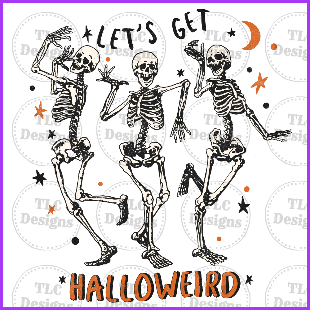 Lets Get Halloweird Full Color Transfers