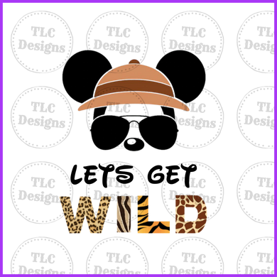 Lets Get Wild Mickey Full Color Transfers