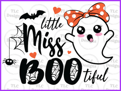 Little Miss Bootiful Full Color Transfers