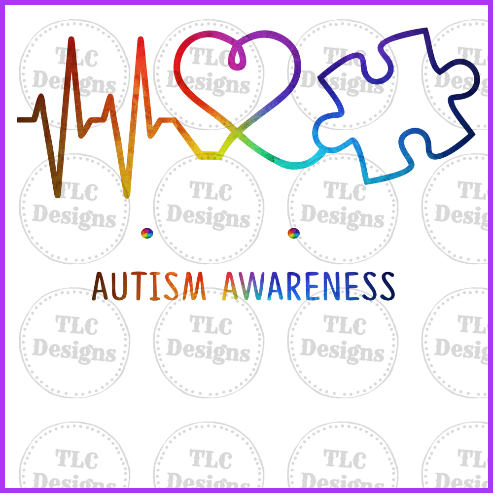 Live Love Accept- White Font Full Color Transfers