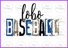 Load image into Gallery viewer, Lobo Baseball With Leopard Full Color Transfers
