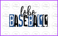 Load image into Gallery viewer, Lobo Baseball Without Leopard Full Color Transfers
