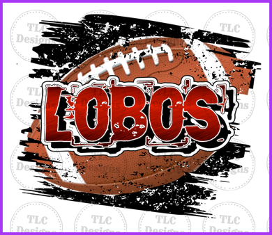 Lobos Football Full Color Transfers