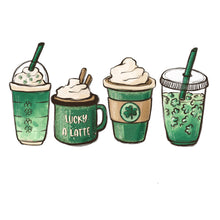 Load image into Gallery viewer, Lucky Latte Full Color Transfers
