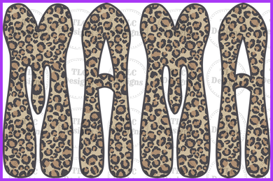 Mama Leopard Full Color Transfers