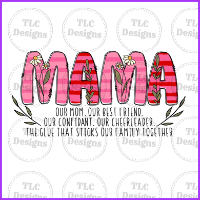 Mama - The Glue Full Color Transfers