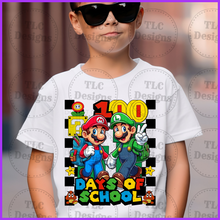 Load image into Gallery viewer, Mario 100 Days Of School Full Color Transfers
