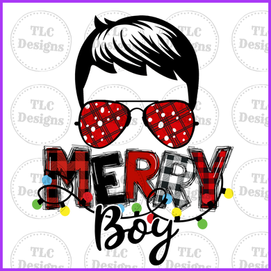 Merry Boy Full Color Transfers