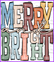 Load image into Gallery viewer, Merry &amp; Bright Boho Full Color Transfers
