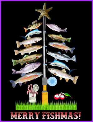 Merry Fishmas Full Color Transfers