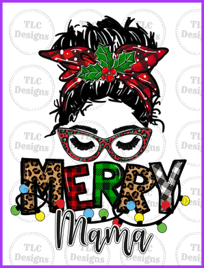 Merry Mama Full Color Transfers