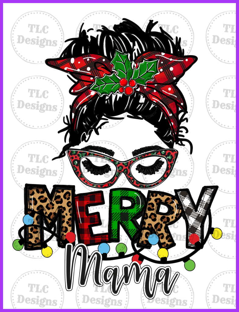 Merry Mama Full Color Transfers