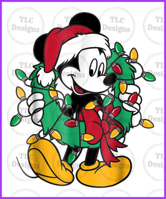 Mickey Mouse Christmas Full Color Transfers