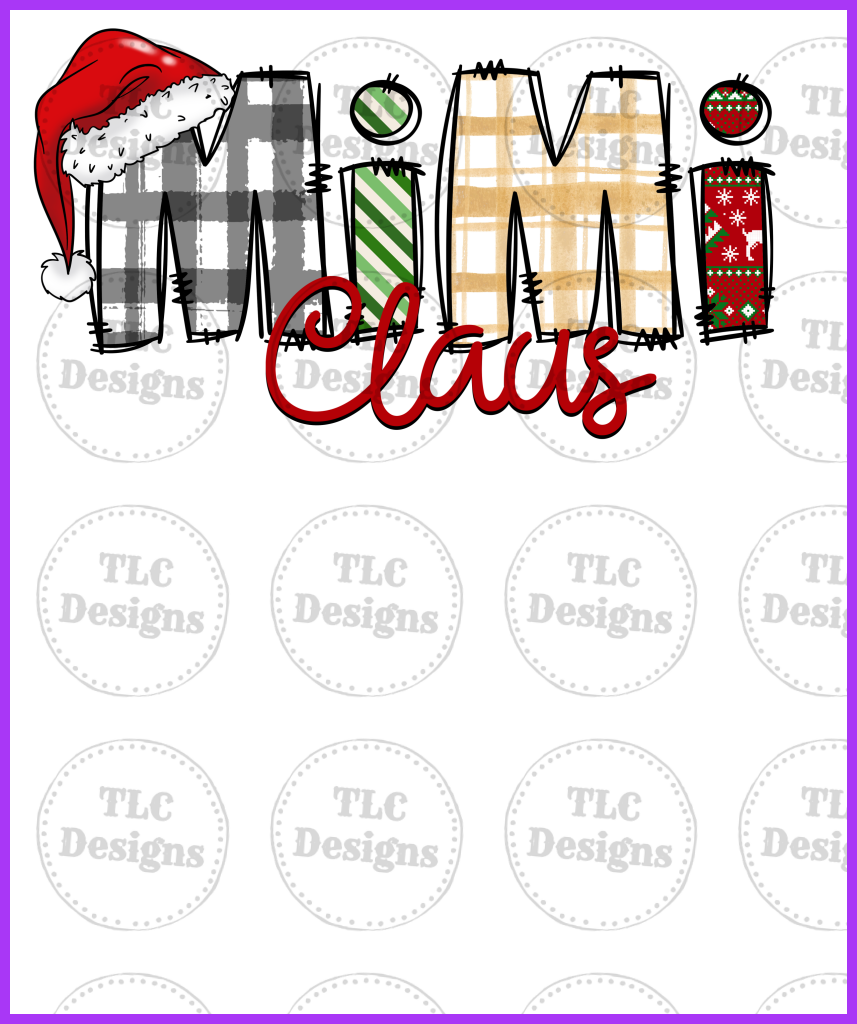 Mimi Claus Full Color Transfers