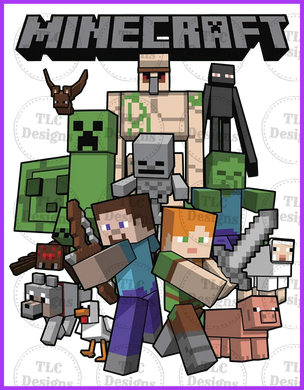 Minecraft 1 Full Color Transfers