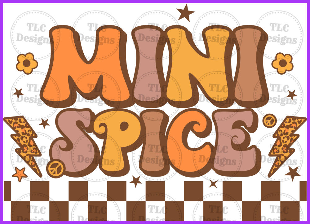 Mini Spice Full Color Transfers