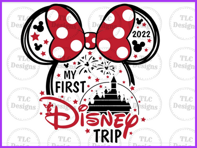 Minnie - Disney Trip 2022 Full Color Transfers