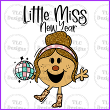 Load image into Gallery viewer, Miss New Year Full Color Transfers
