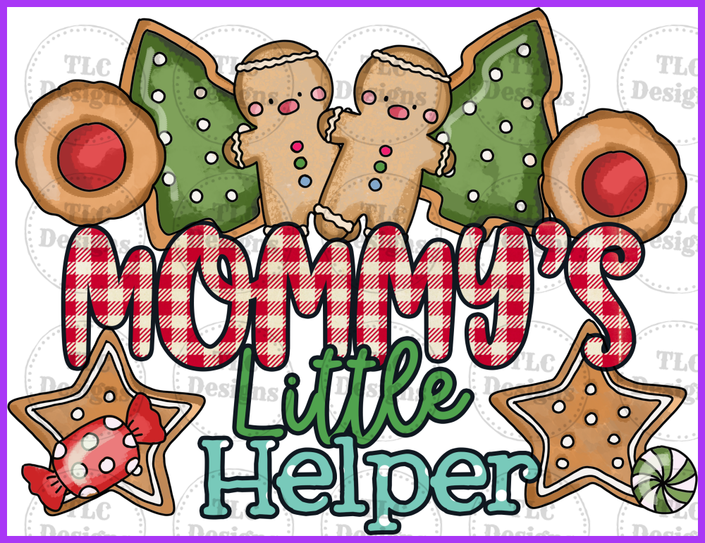 Mommys Little Helper Full Color Transfers
