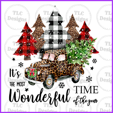 Most Wonderful Time Of The Year Full Color Transfers