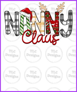 Nanny Claus Full Color Transfers