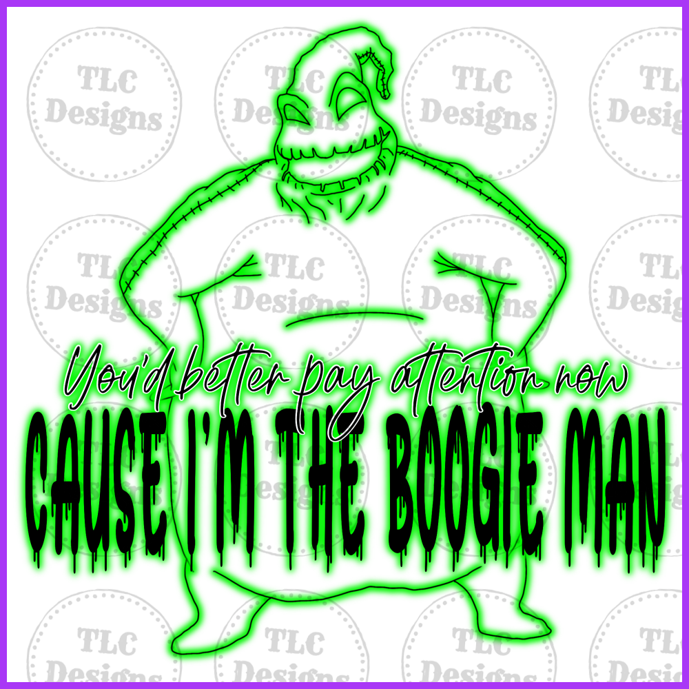 Neon- Oogie Boogie Full Color Transfers