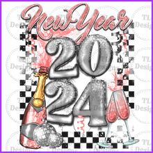 Load image into Gallery viewer, New Years 2024 - Sleeve Available Full Color Transfers
