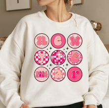 Load image into Gallery viewer, New Year 2023 Pink Full Color Transfers
