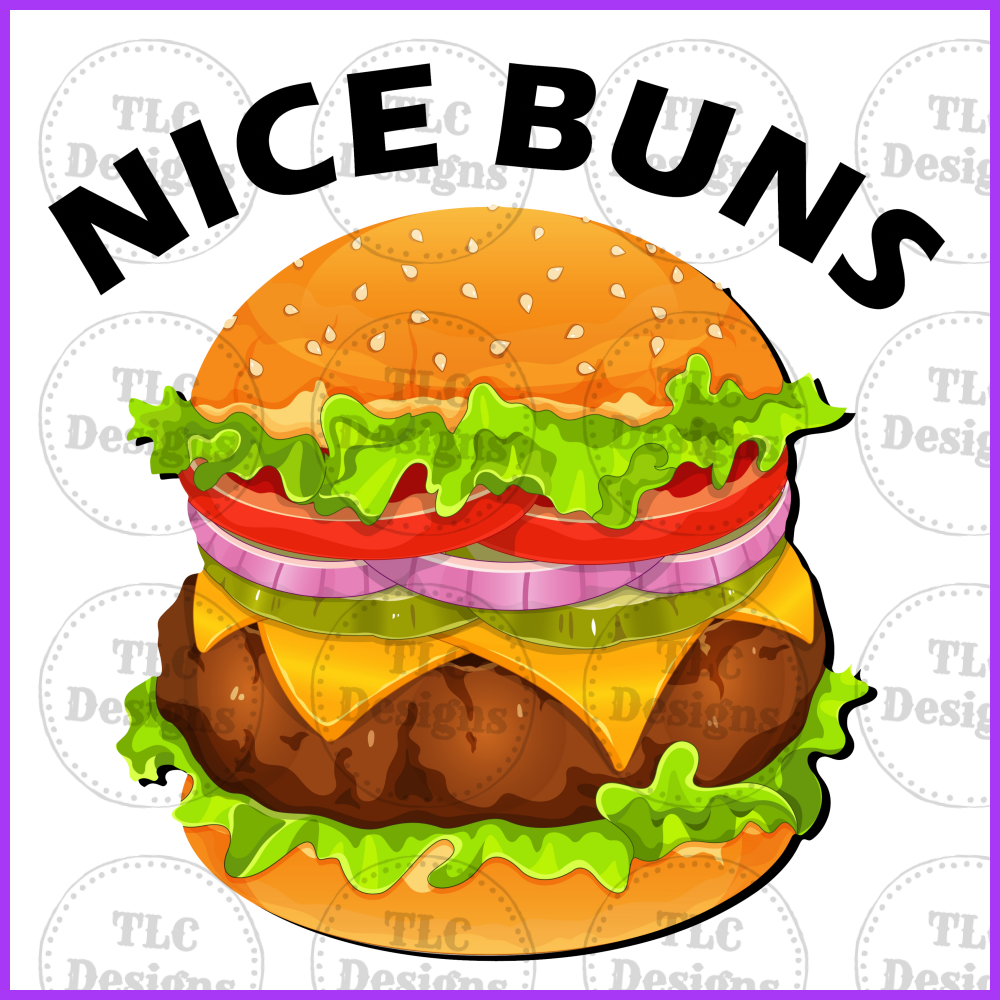 Nice Buns Full Color Transfers