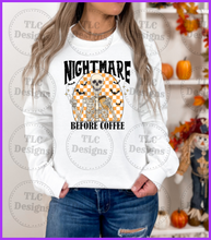 Load image into Gallery viewer, Nightmare Before Coffee Full Color Transfers
