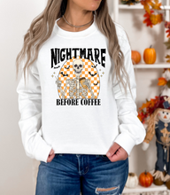 Load image into Gallery viewer, Nightmare Before Coffee Full Color Transfers

