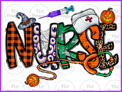 Nurse Halloween 1 Full Color Transfers