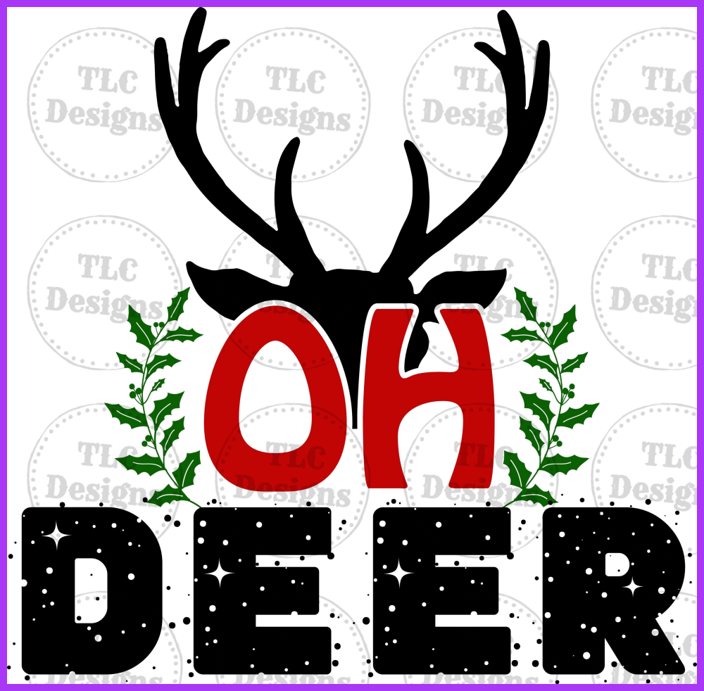 Oh Deer Full Color Transfers