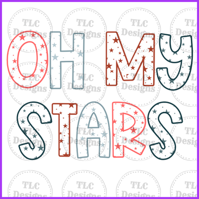Oh My Stars Full Color Transfers