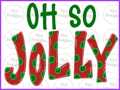 Oh So Jolly Full Color Transfers