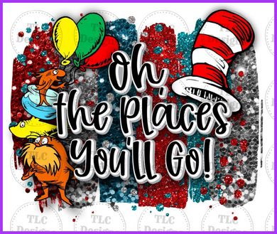 Oh The Places You Will Go Full Color Transfers