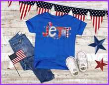 Load image into Gallery viewer, Patriotic Letters Full Color Transfers

